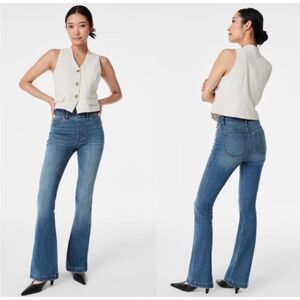 Spanx Flare Jeans Size Small Vintage Indigo 70s Inspired Premium Stretch